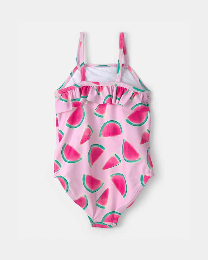 Toute-petit fille - Maillot de bain 1 pi&egrave;ce &agrave; melon d&rsquo;eau - Rose, image 2 sur 3 diapositives