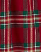 Kid 2-Piece Plaid Flannel Top & Stretch Leggings, image 2 of 3 slides
