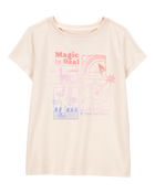 Kid Magic Is Real Short-Sleeve Graphic Tee - Ivory, image 1 of 2 slides