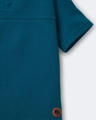 Tout-petit gar&ccedil;on - T-shirt henley - Vert, image 4 sur 6 diapositives