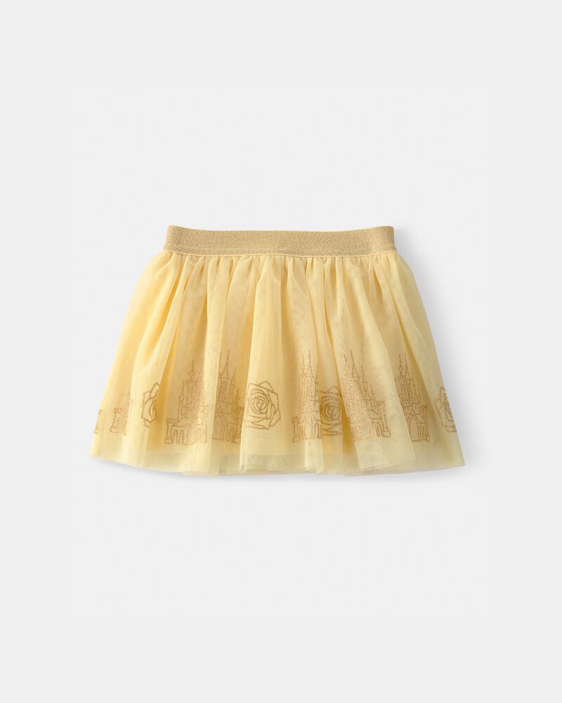 Tout-petit fille - Jupe-short en tulle scintillant Disney&copy; Belle - Jaune, image 1 sur 5 diapositives