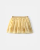 Tout-petit fille - Jupe-short en tulle scintillant Disney&copy; Belle - Jaune, image 1 sur 5 diapositives