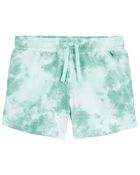 Kid Tie-Dye Pull-On French Terry Shorts, image 1 of 2 slides