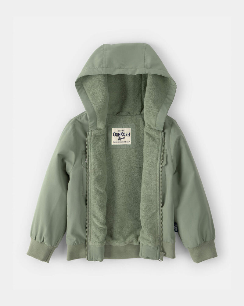 Filles - Blouson utilitaire mi-&eacute;paisseur pour fille - Vert, image 2 sur 3 diapositives