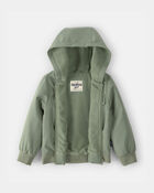 Filles - Blouson utilitaire mi-&eacute;paisseur pour fille - Vert, image 2 sur 3 diapositives