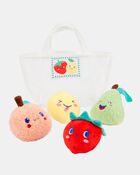 B&eacute;b&eacute; - Coffret d'activit&eacute;s avec fruits en peluche march&eacute; fermier, image 1 sur 2 diapositives
