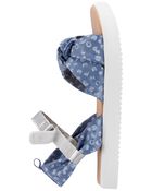 Chambray Sandals, image 2 of 3 slides