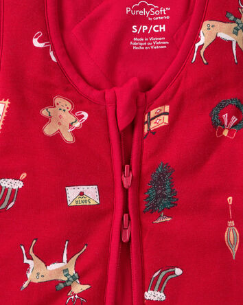 Baby Christmas 2-Way Zip PurelySoft&trade; Wearable Blanket - Red, 