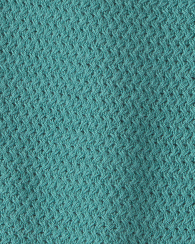 B&eacute;b&eacute; fille - Barboteuse en tricot de coton biologique, image 4 sur 4 diapositives