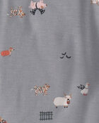 Baby 2-Piece Halloween PurelySoft&trade; Long-Sleeve Bodysuit & Pant Set - Grey, image 4 of 6 slides