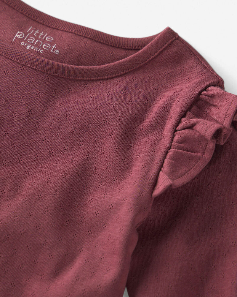 Toddler Girl 2-Pack Organic Cotton Tops, image 2 of 4 slides