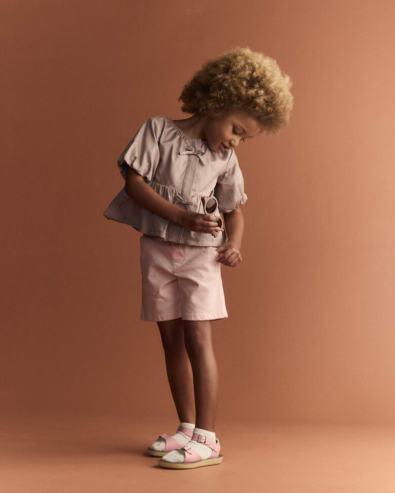 Toddler Girl Bermuda Short - Light Pink, image 3 of 7 slides