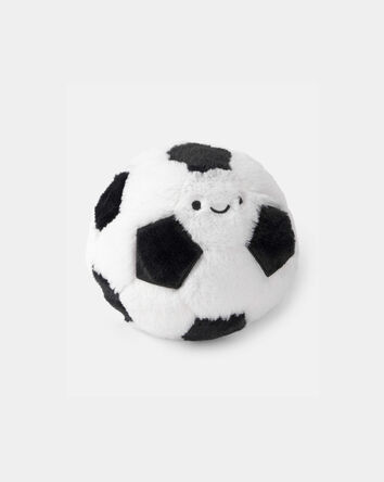 Ballon de soccer en peluche - Blanc, 