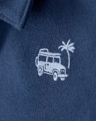 Toddler Boy 2-Piece Car Top & Short Set - Blue, image 3 of 6 slides