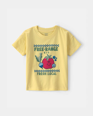 Toddler Farmers Market Graphic Tee - Yellow, 