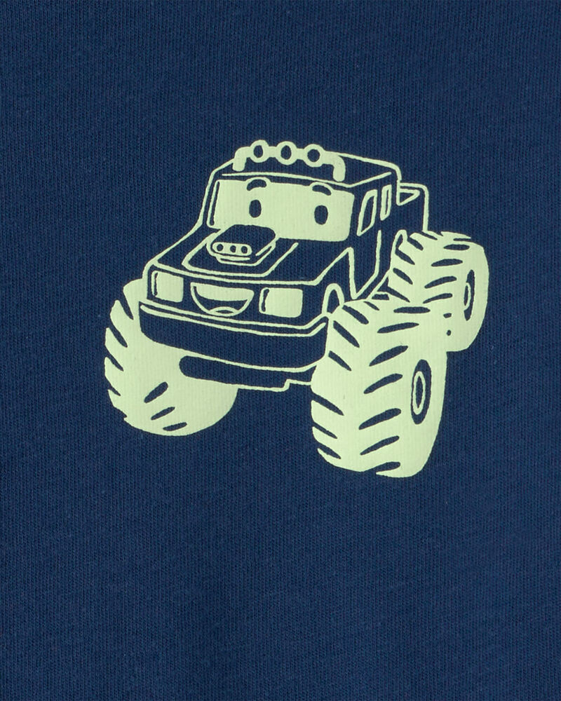 Toddler Boy Monster Truck Graphic Tee - Blue, image 3 of 5 slides