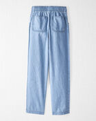 Boys Organic Cotton Chambray Pants, image 2 of 5 slides