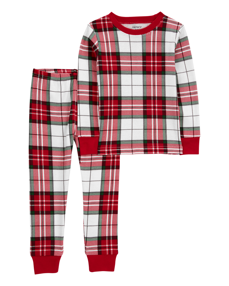 Baby 2 Piece Plaid 100 Snug Fit Cotton PJs