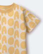 Toddler Relaxed Graphic Tee in Otter Avenue Print - Yellow, image 6 of 6 slides
