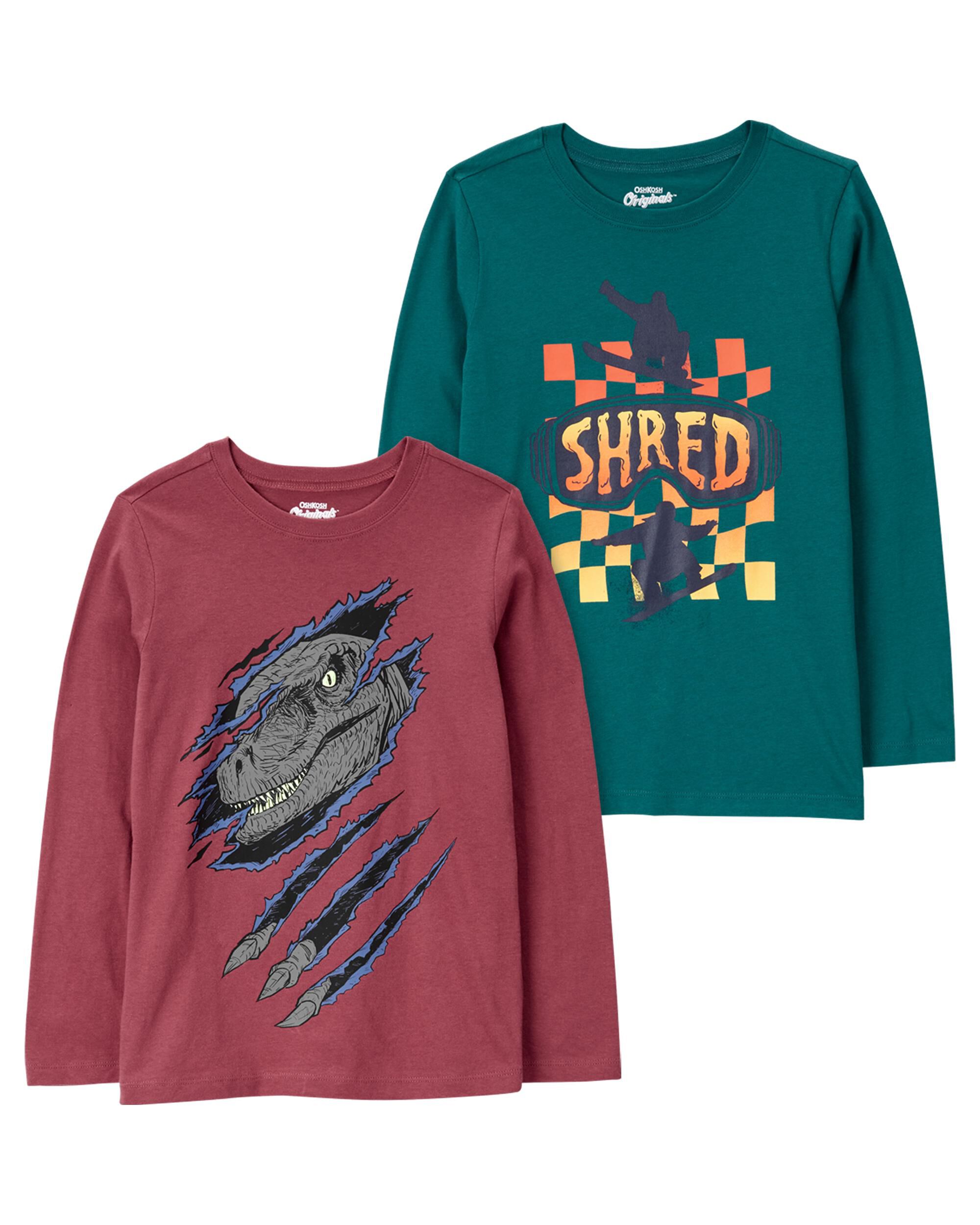 Multi Kid 2 Pack Graphic Tees Carter s Oshkosh Canada