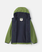 Boys Colour Changing Rain Jacket - Green, image 3 of 5 slides