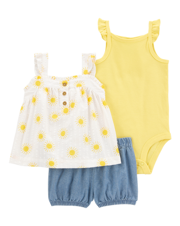 Baby 3-Piece Little Short Set, 