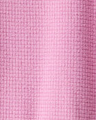 Baby Girl Fleece Loose Fit 1-Piece pyjamas-Pink, image 3 of 4 slides