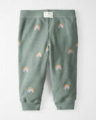 Baby 2-Piece Organic Cotton Waffle Knit Top & Pant Set, image 3 of 6 slides