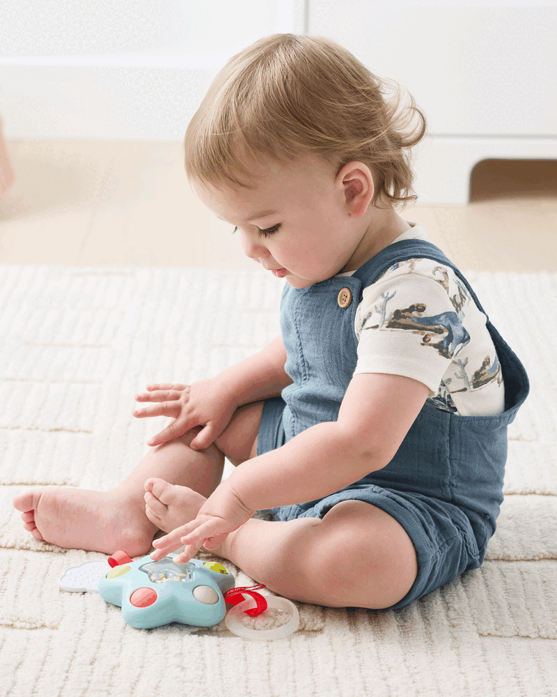 Baby Silver Lining Cloud Pop Star Baby Sensory Toy, image 5 of 5 slides