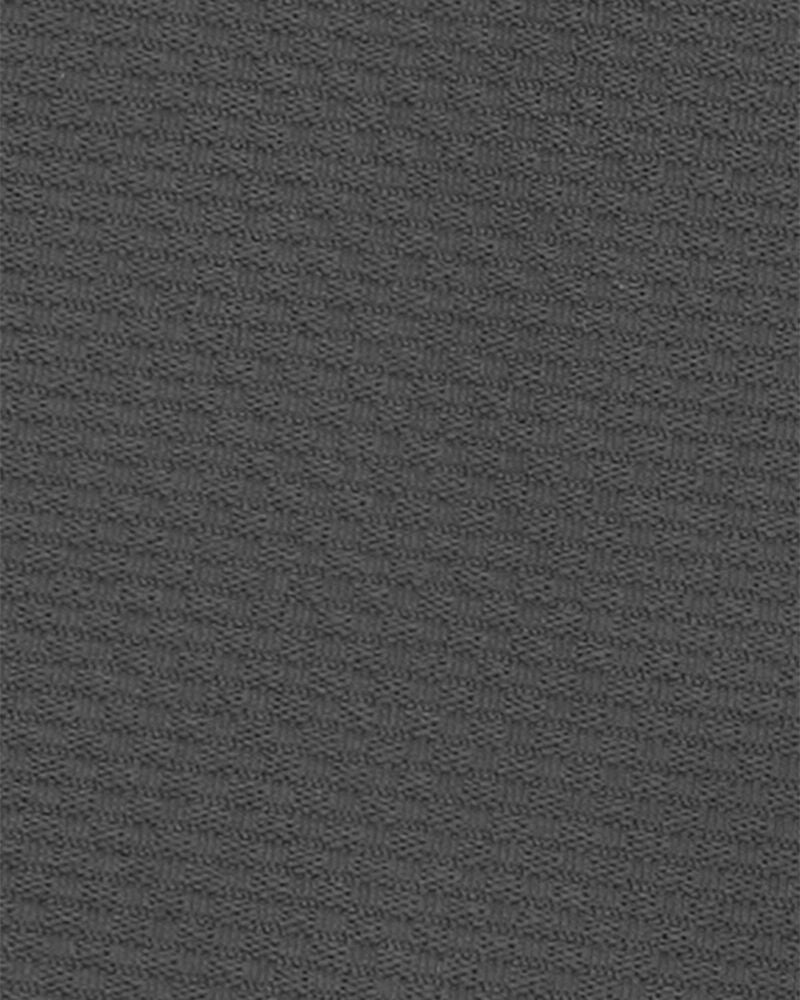 Kid Solid Cotton Blend Shorts - Gray, image 3 of 4 slides