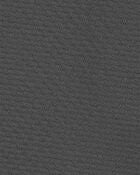 Kid Solid Cotton Blend Shorts - Gray, image 3 of 4 slides