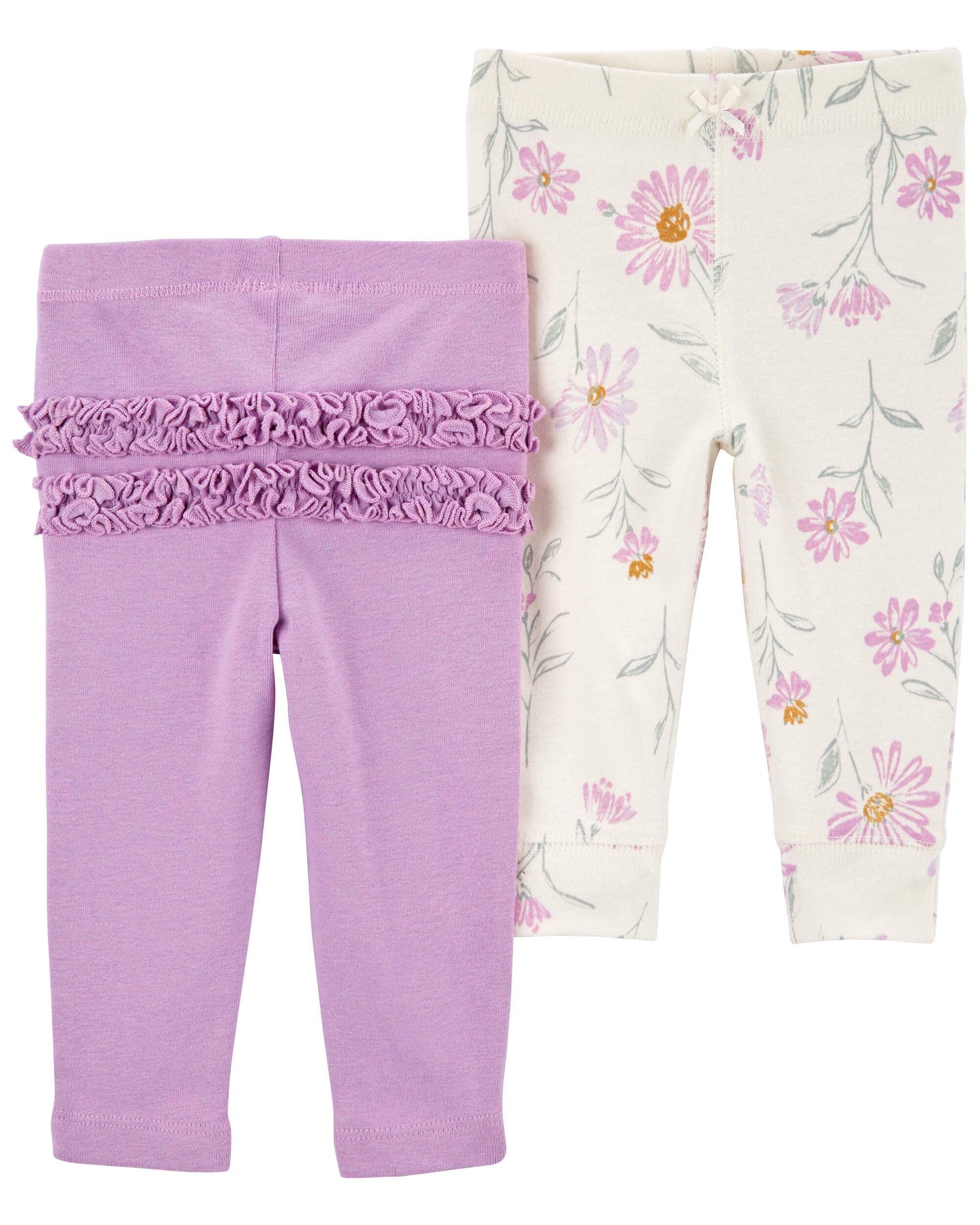 Carters baby pants with feet top