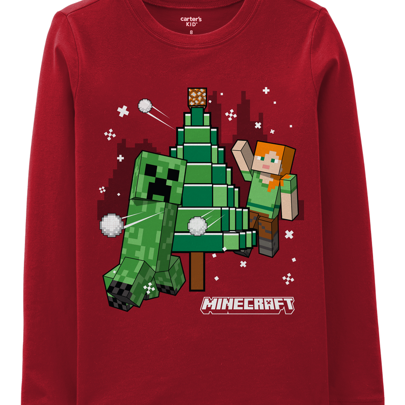 Multi Kid Minecraft Christmas Tee Carter s Oshkosh Canada