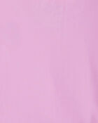 Girls 2-Piece Solid Long-Sleeve Rashguard Swimsuit Set - Pink, image 3 of 4 slides
