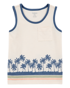 Toddler Palm Tree Print Tank, image 1 of 4 slides