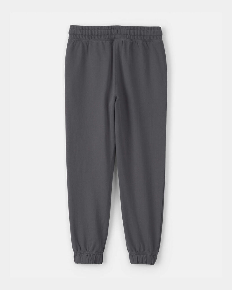 Gar&ccedil;ons - Pantalon de jogging en jersey bouclette - Gris, image 2 sur 3 diapositives