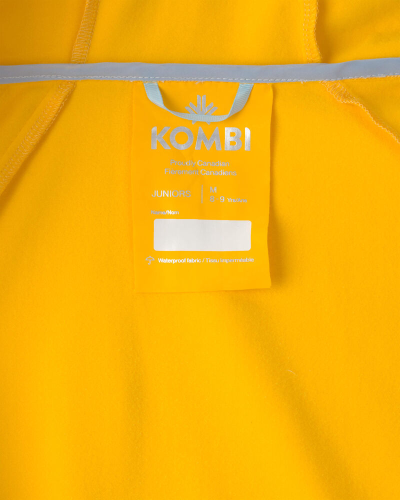 Boys Kombi Drop Waterproof Rain Jacket - Yellow, image 2 of 4 slides