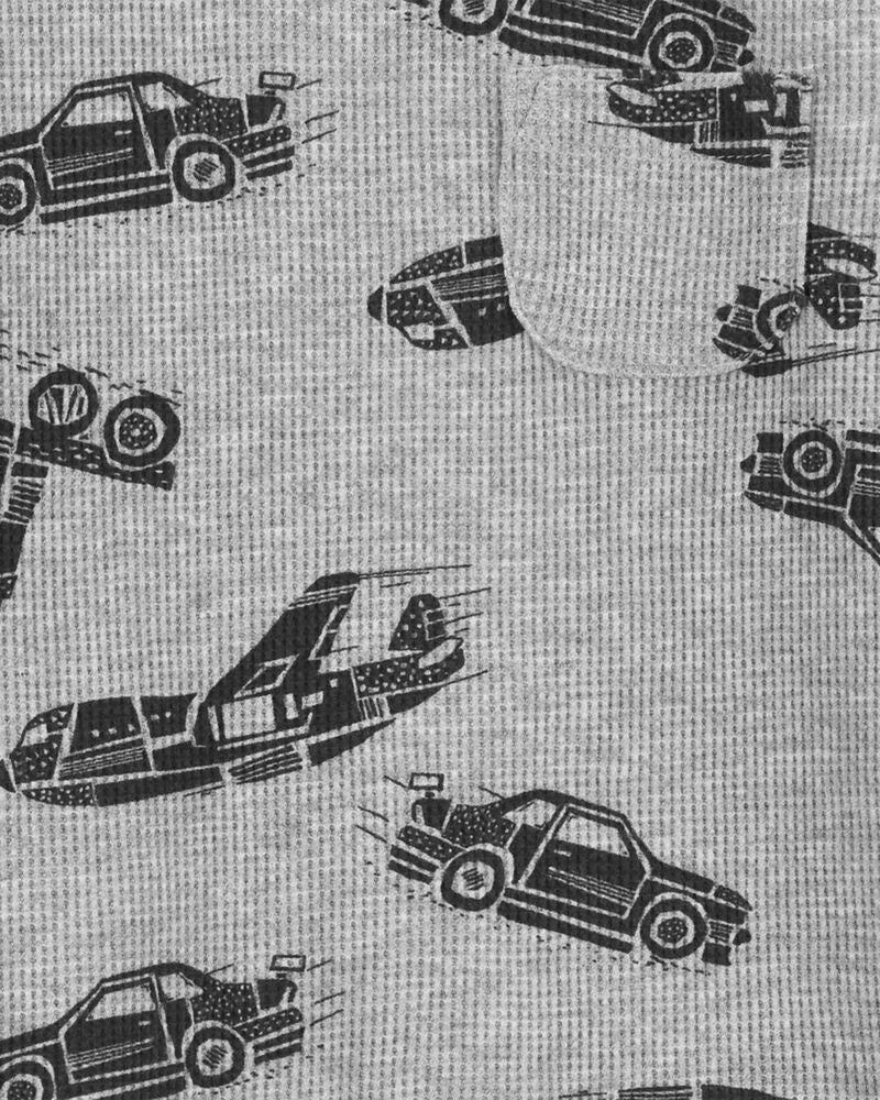 Baby 2-Piece Transportation Thermal Tee & Jogger Set, image 2 of 3 slides