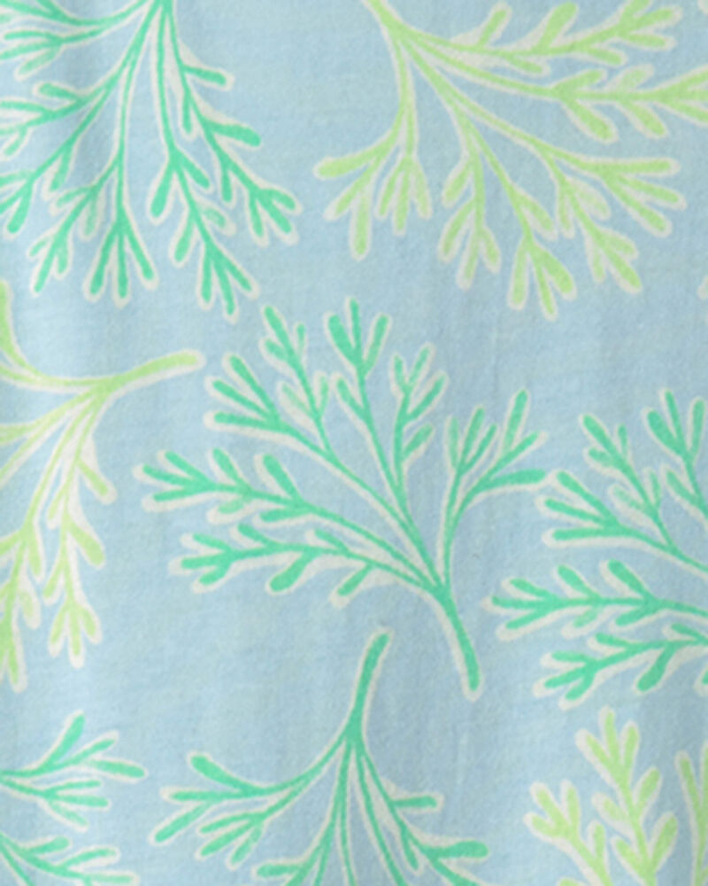 Filles - Robe maxi sans manches &agrave; motif de r&eacute;cif - Bleu/Vert, image 3 sur 3 diapositives