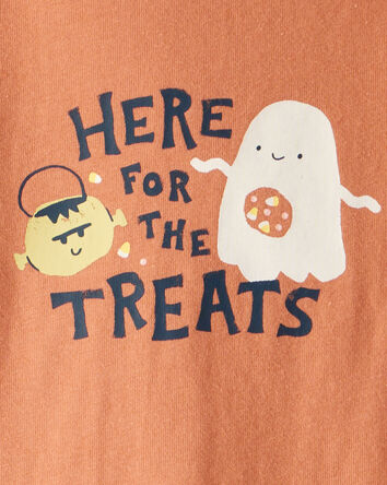 Bébé - Cache-couche en coton à manches longues avec imprimé – Brun, 