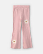 Filles - Ensemble 2 pi&egrave;ces &agrave; superposer en molleton teddy &agrave; motif floral &ndash; Rose, image 2 sur 4 diapositives