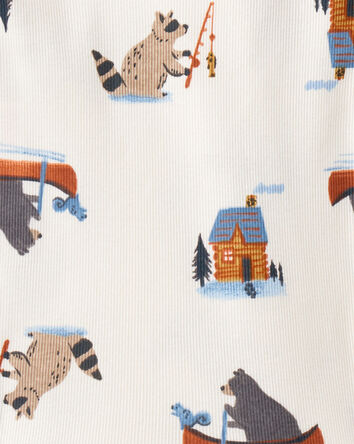 Toddler 2-Piece Woodland Creatures 100% Snug Fit Cotton Pyjamas, 