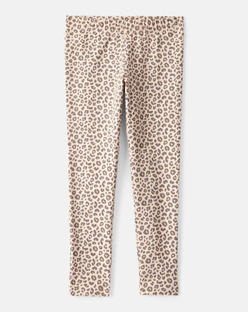 Kid Leopard Print Leggings, 
