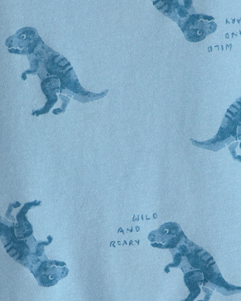B&eacute;b&eacute; gar&ccedil;on - T-shirt &agrave; motif dinosaure &ndash; Bleu, image 2 sur 2 diapositives