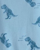 B&eacute;b&eacute; gar&ccedil;on - T-shirt &agrave; motif dinosaure &ndash; Bleu, image 2 sur 2 diapositives