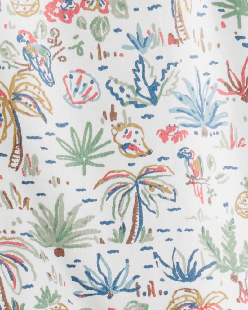 Toddler 2-Piece Organic Cotton Tropical Set, image 4 of 4 slides