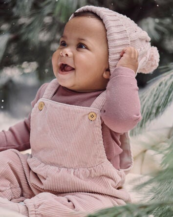 Baby Organic Cotton Corduroy Overalls, 