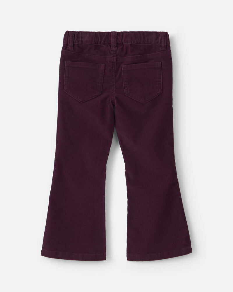 Toddler Girl Corduroy Pull-On Stretch Leggings - Purple, image 2 of 4 slides