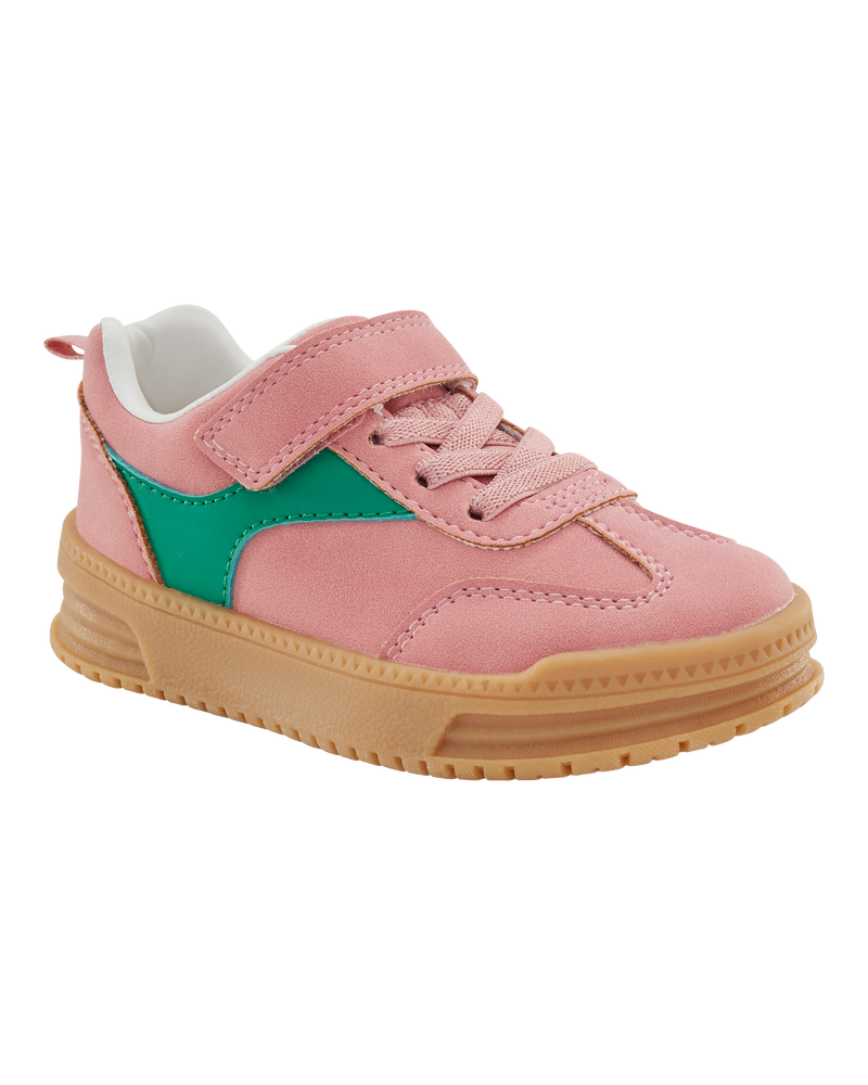 Toddler Casual Sneakers - Pink/Green, image 1 of 7 slides
