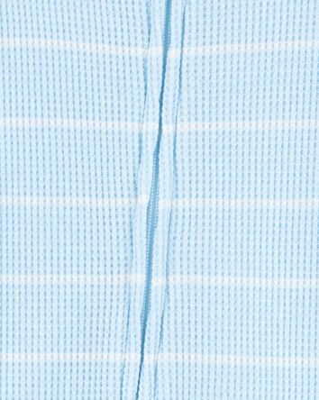 Toddler 1-Piece Striped Thermal Footie Pyjamas, 